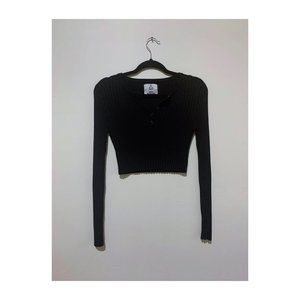UNIF Tops - Cropped Henley UO x Unif UNIF Tops - Cropped Henley UO x Unif